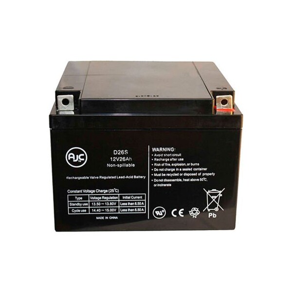 Battery Clerk AJC Yuasa NP24-12B Sealed Lead Acid - AGM - VRLA Battery YUASA-NP24-12B - main
